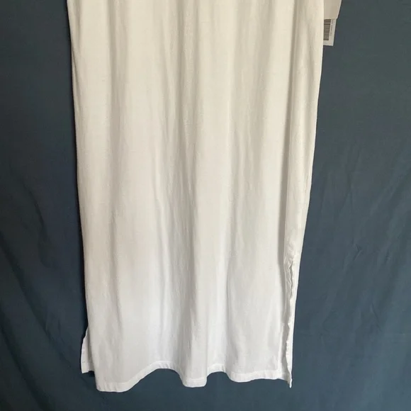 JUSTFAB Dress-NWT-Young Women Sz-S- Versatile White Beach/Pool/Robe/Coverup/Maxi - Picture 3 of 12